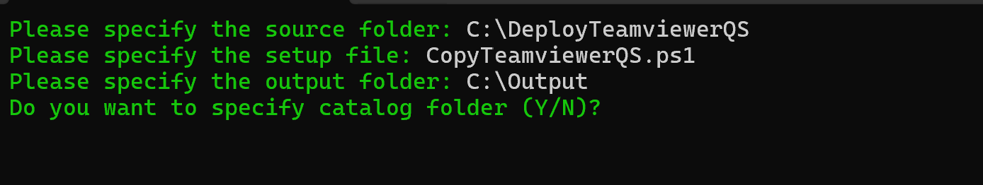 Intune Win32 Content Prep Tool – source, setup file, output